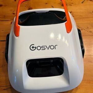 Gosvor White and Orange Robotic pool Vacuum